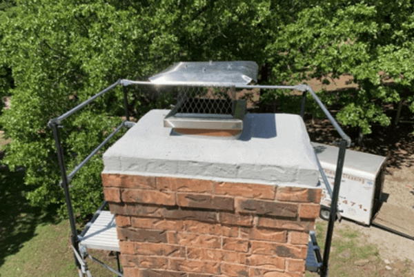 New Chimney Crown And Chimney Cap