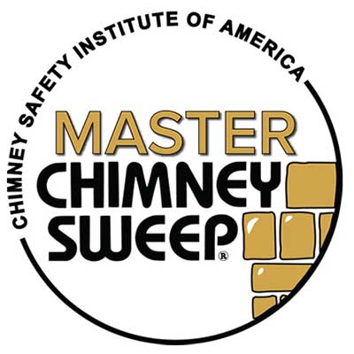 Master Chimney Sweep Logo in a circle